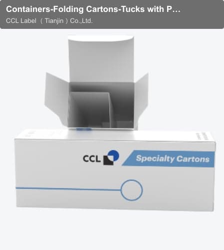 Containers-Folding Cartons-Tucks with Partitions