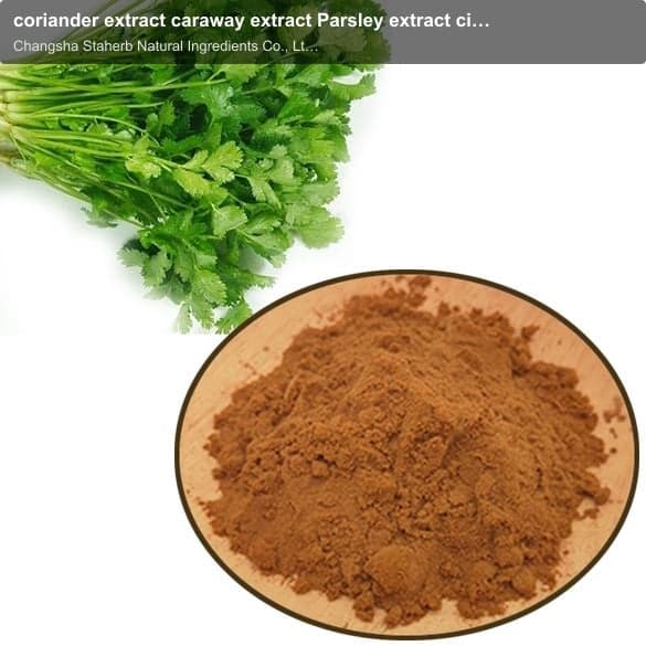 coriander extract caraway extract Parsley extract cilantro extract