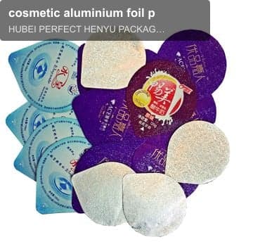 cosmetic aluminium foil p