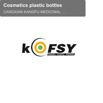 Cosmetics plastic bottles