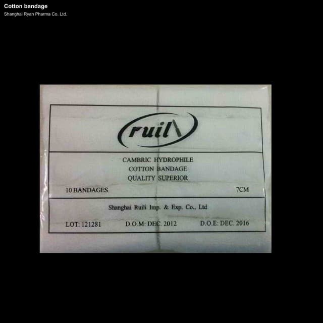Cotton bandage