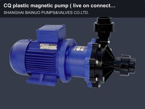 CQ plastic magnetic pump ( live on connection )