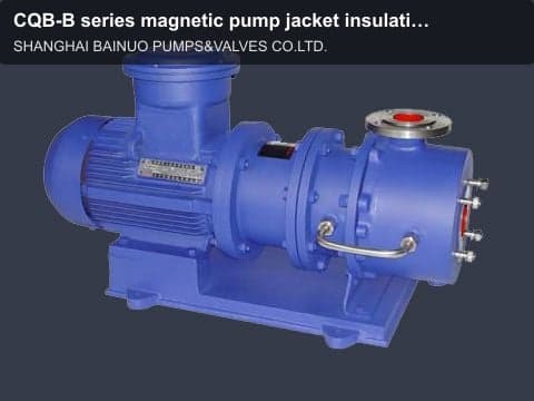 CQB-B series magnetic pump jacket insulation