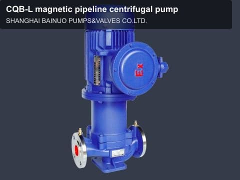 CQB-L magnetic pipeline centrifugal pump