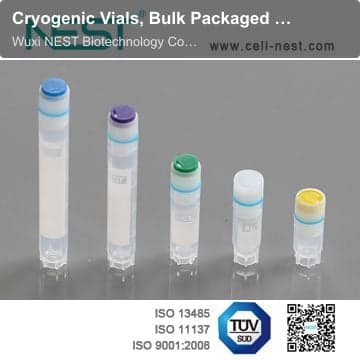 Cryogenic Vials, Bulk Packaged in Bag