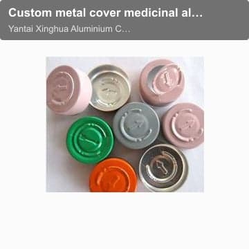 Custom metal cover medicinal aluminum cover tinplate cover