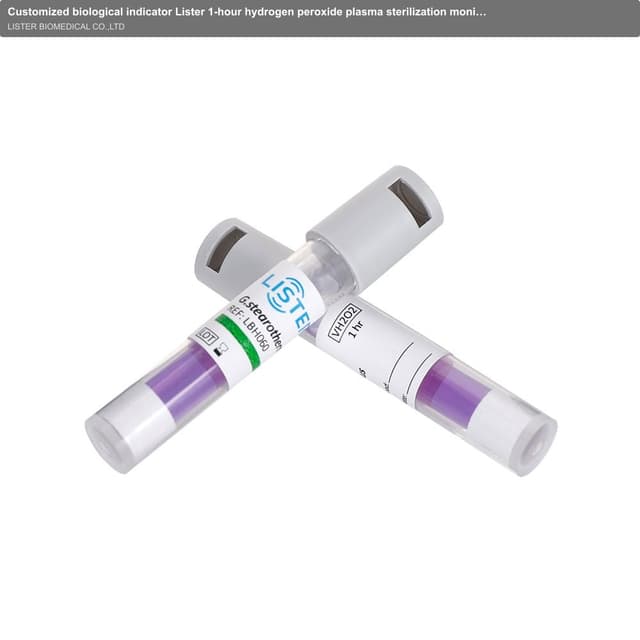 Customized biological indicator Lister 1-hour hydrogen peroxide plasma sterilization monitoring biological indicator