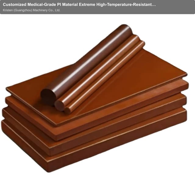 Customized Medical-Grade PI Material Extreme High-Temperature-Resistant Polymide for Pharmaceutical