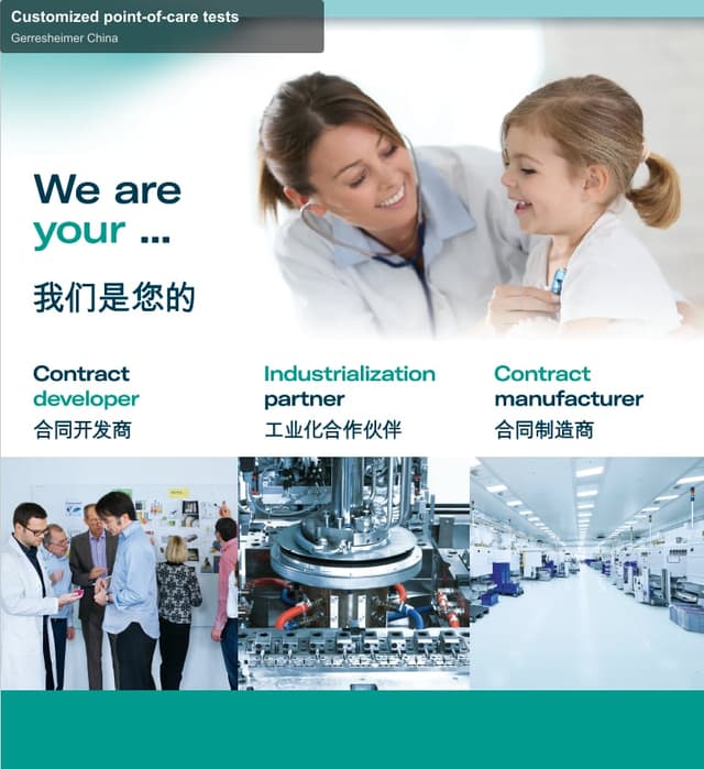 Customized point-of-care tests