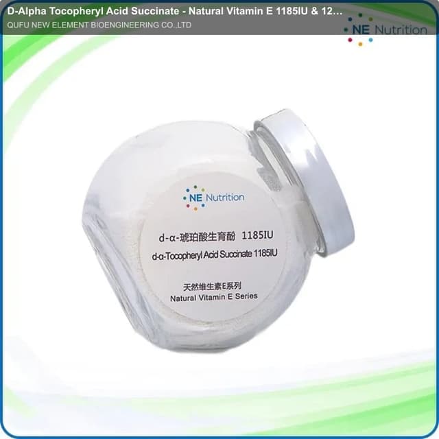 D-Alpha Tocopheryl Acid Succinate - Natural Vitamin E 1185IU & 1210IU