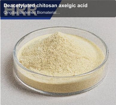 Deacetylated chitosan axelgic acid