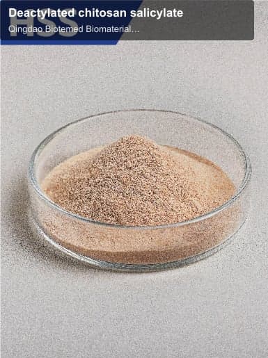 Deactylated chitosan salicylate