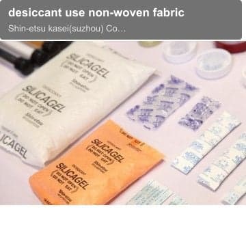 desiccant use non-woven fabric