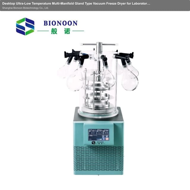 Desktop Ultra-Low Temperature Multi-Manifold Gland Type Vacuum Freeze Dryer for Laboratory Use
