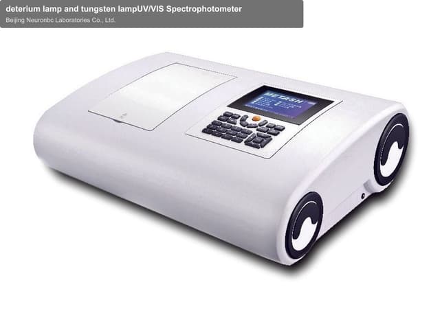 deterium lamp and tungsten lampUV/VIS Spectrophotometer