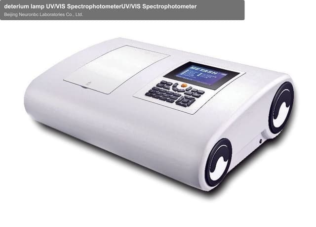 deterium lamp UV/VIS SpectrophotometerUV/VIS Spectrophotometer