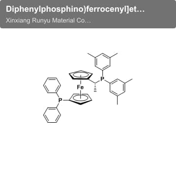 Diphenylphosphino)ferrocenyl]ethylbis(3,5-dimethylphenyl)phosphine [184095-69-0]