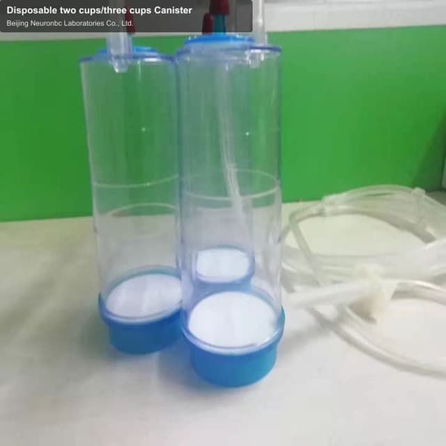 Disposable two cups/three cups Canister