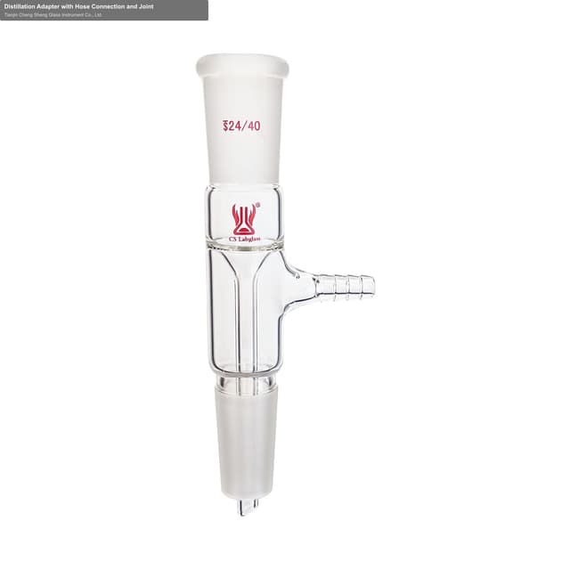 Distillation Adapter with Hose Connection and Joint
