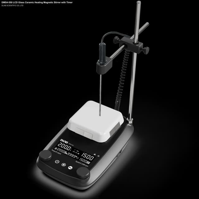 DMS4-550 LCD Glass Ceramic Heating Magnetic Stirrer with Timer
