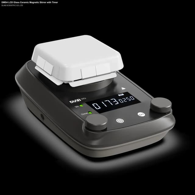 DMS4 LCD Glass Ceramic Magnetic Stirrer with Timer