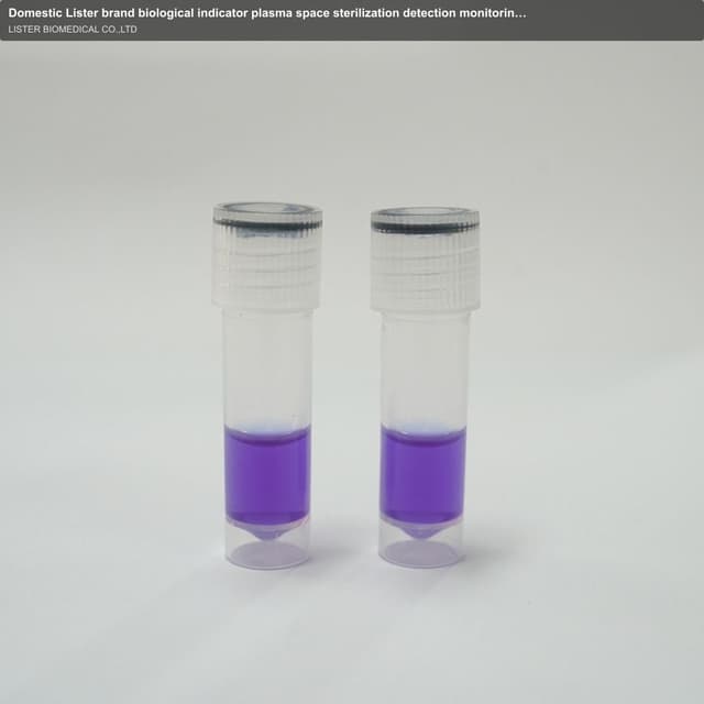 Domestic Lister brand biological indicator plasma space sterilization detection monitoring and verification biological indicator