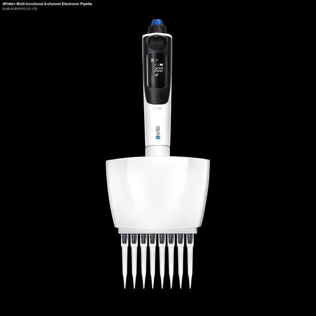 dPette+ Multi-functional 8-channel Electronic Pipette