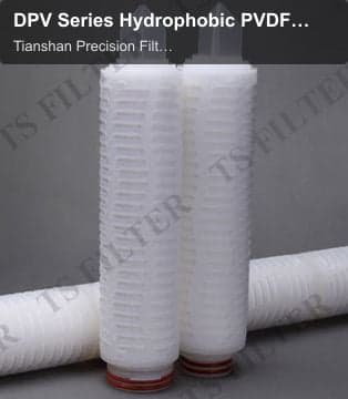 DPV Series Hydrophobic PVDF Membrane Filter