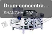 Drum concentrated belt filter press