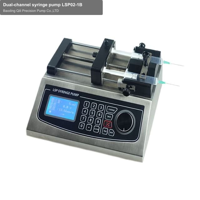 Dual-channel syringe pump LSP02-1B