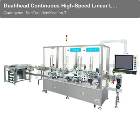 Dual-head Continuous High-Speed Linear Labeling Machine