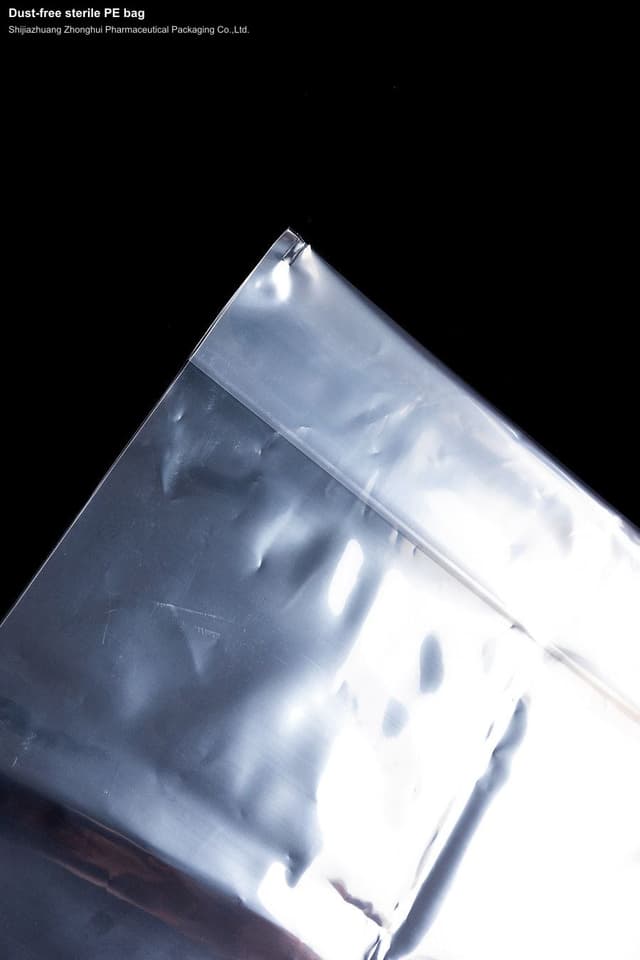 Dust-free sterile PE bag