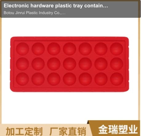 Electronic hardware plastic tray container specializing in the production of plastic products 21 pil
