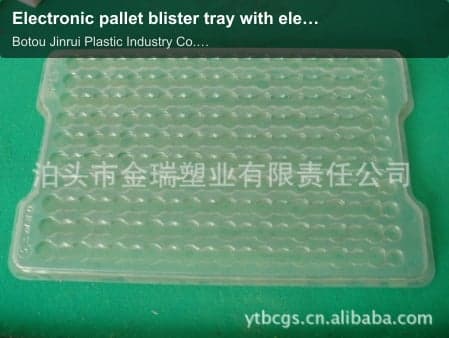 Electronic pallet blister tray with electronic plastic pallet custom blister factory custom blister