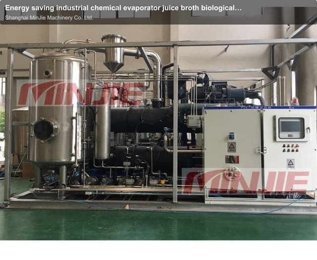 Energy saving industrial chemical evaporator juice broth biological cosmetic extract