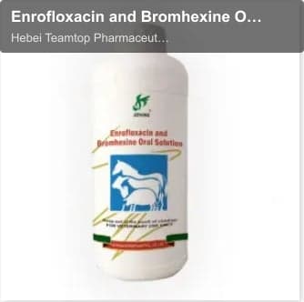 Enrofloxacin and Bromhexine Oral Solution