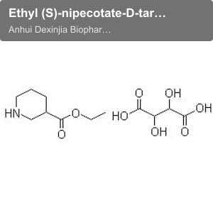 Ethyl (S)-nipecotate-D-tartrate