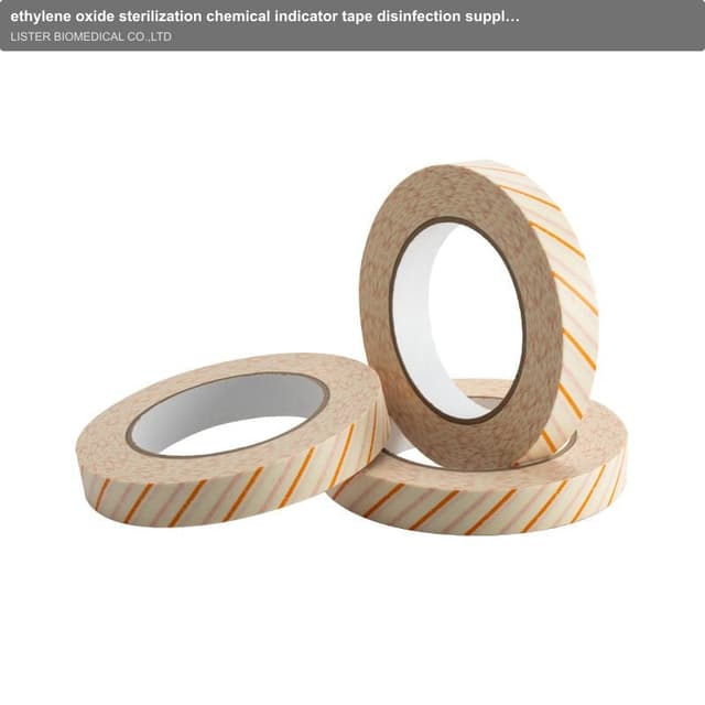 ethylene oxide sterilization chemical indicator tape disinfection supply room medical disinfection sterilization indicator label