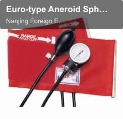 Euro-type Aneroid Sphgymomanometer