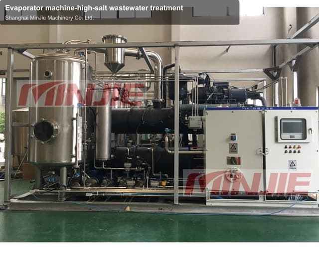 Evaporator machine-high-salt wastewater treatment