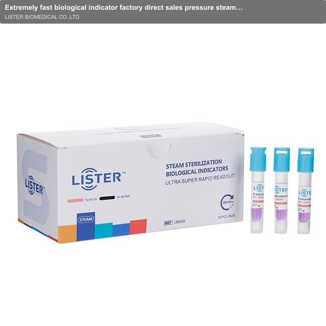 Extremely fast biological indicator factory direct sales pressure steam sterilization indicator self-contained biological indicator