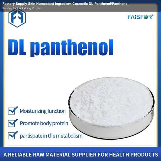 Factory Supply Skin Humectant Ingredient Cosmetic DL-Panthenol/Panthenol