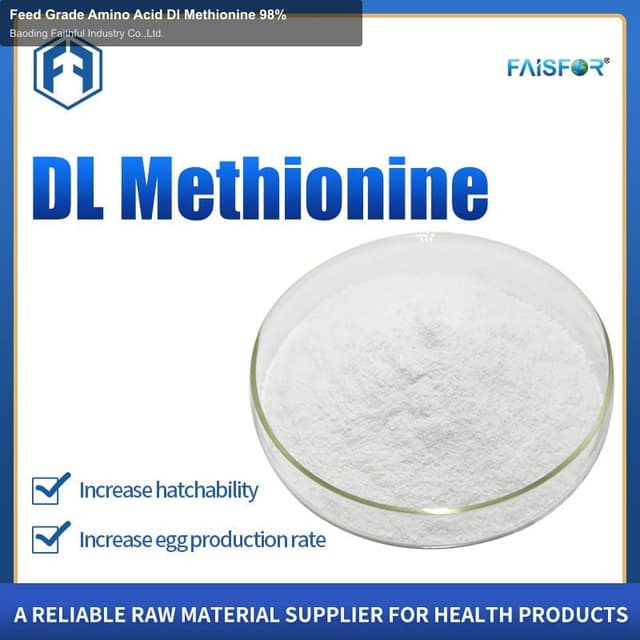 Feed Grade Amino Acid Dl Methionine 98%