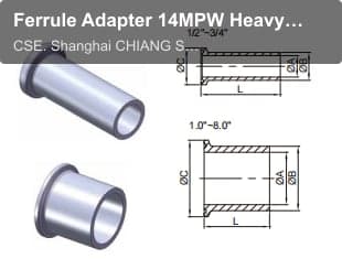 Ferrule Adapter 14MPW Heavy Tank Ferrule