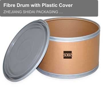 Fibre Drum with Plastic Cover