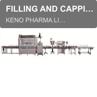 FILLING AND CAPPING LINE OF MEDICINAL SYRUPS IN BOTTLES