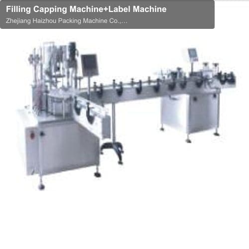 Filling Capping Machine+Label Machine