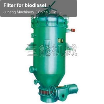 Filter for biodiesel