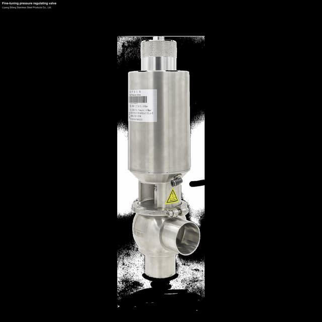 Fine-tuning pressure regulating valve