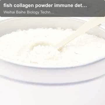 fish collagen powder immune detection